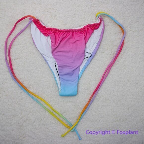 NEW Monica Hansen Beachwear MHB miami vice string bikini bottom, size s - Picture 3 of 13